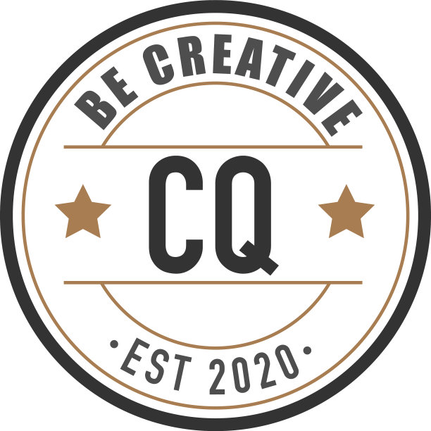 首字母cq优雅标志设计模板图片下载