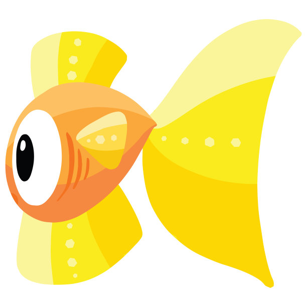 卡通鱼或鲨鱼或鲸鱼插图在白色的背景图片下载