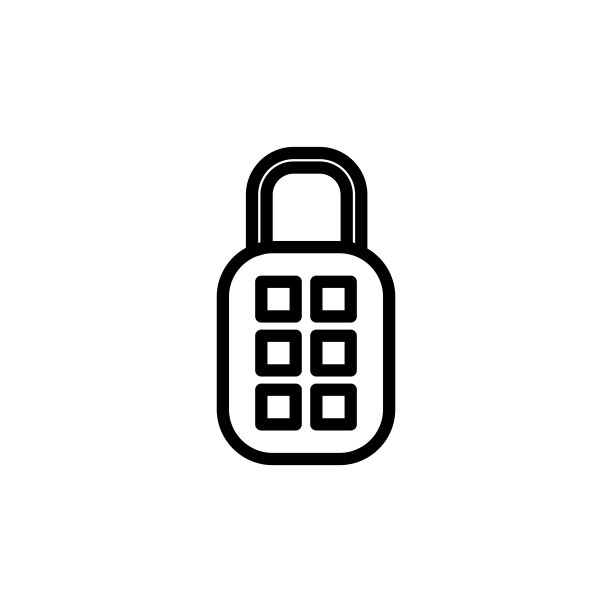 挂锁图标模板矢量图图片下载