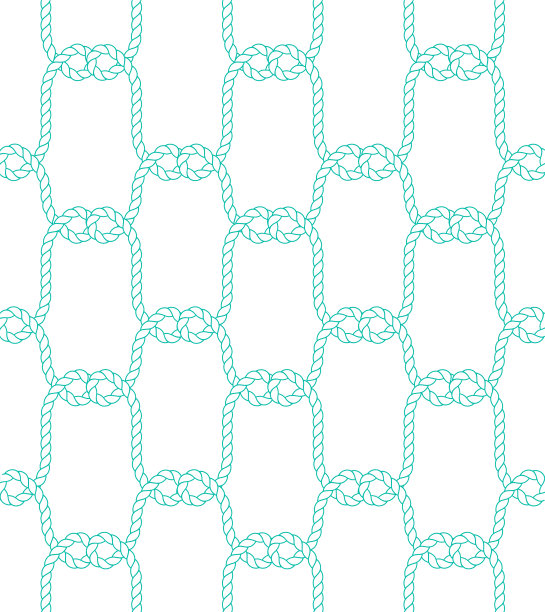 无缝航海绳索图案。时尚的海上风格背景。用于布料、墙纸、包装图片下载