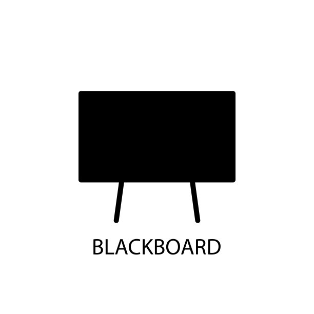 插图向量图形的黑板图标模板图片下载