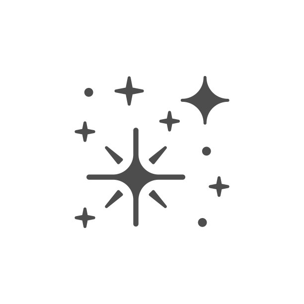 闪耀的字形图标图片下载