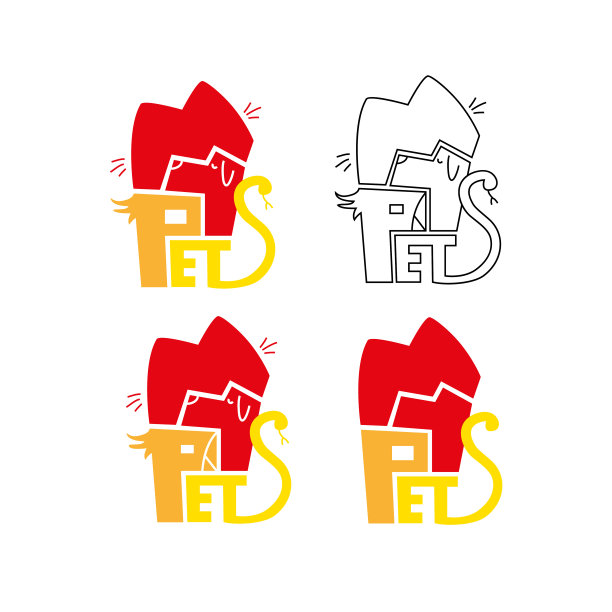 宠物店Logo设计模板图片下载