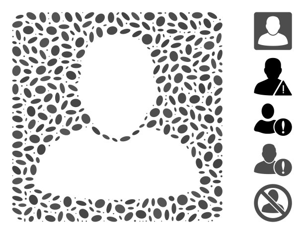 点马赛克man vcard图片下载