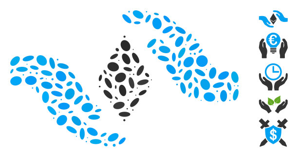 点拼贴以太坊关爱之手图片下载