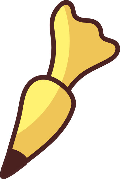 白色背景上的糕点袋图片下载