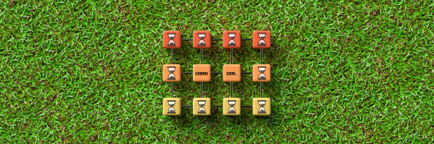 立方体网格与信息即将到来- 3d插图图片下载