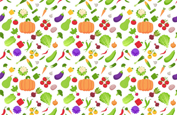 设置新鲜蔬菜收集无缝模式图片下载