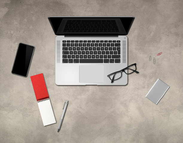 办公桌模型俯视图图片下载