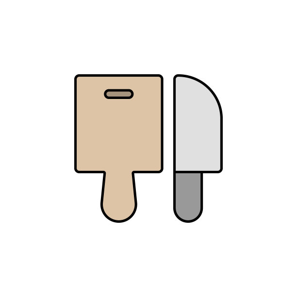 切板和刀的图标为任何目的图片下载