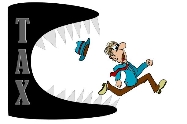 逃避税收的商人图片下载