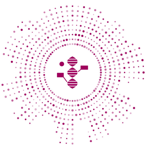 紫色的DNA符号图标孤立在白色图片下载