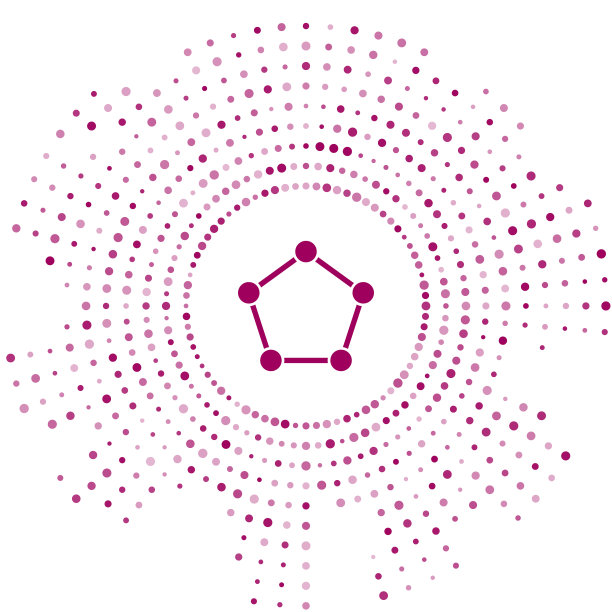 紫色几何图形五角形棱镜图标图片下载