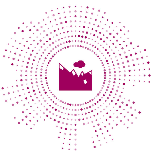 紫色山脉图标孤立的白色背景图片下载