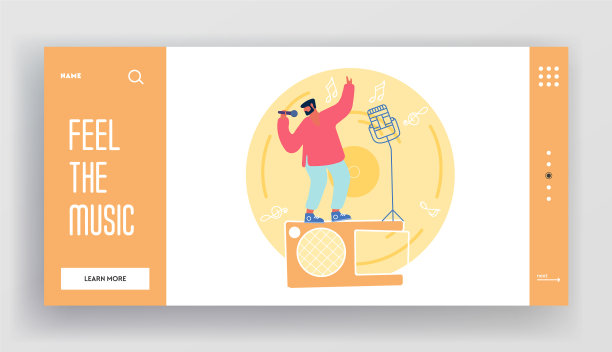 在卡拉ok酒吧唱歌的快乐男人图片下载