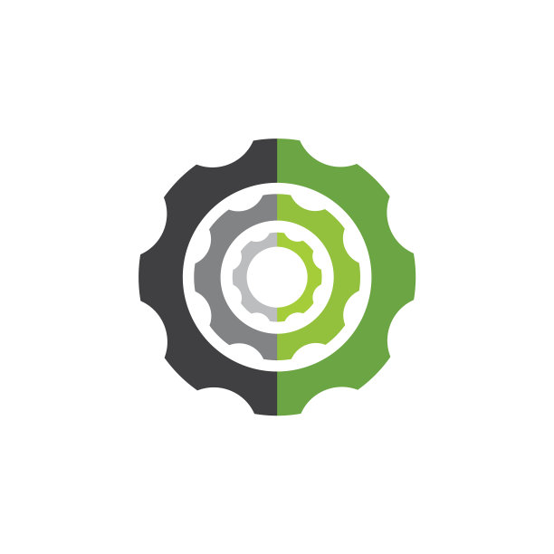 简单齿形机工业标志图片下载