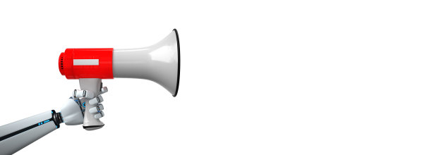 机械手扩音器图片下载