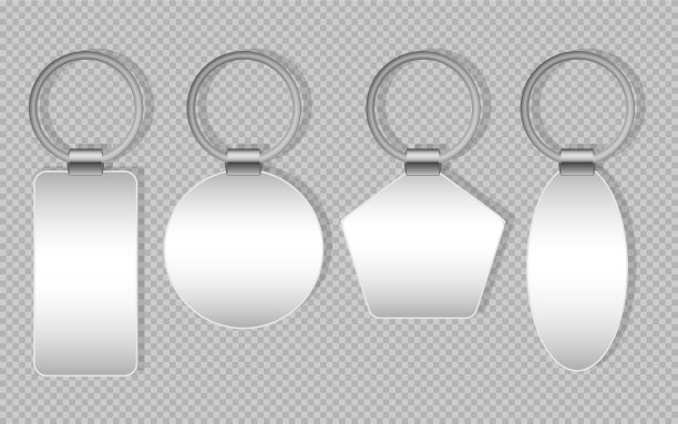 在a上设置不同形状的空白饰品图片下载