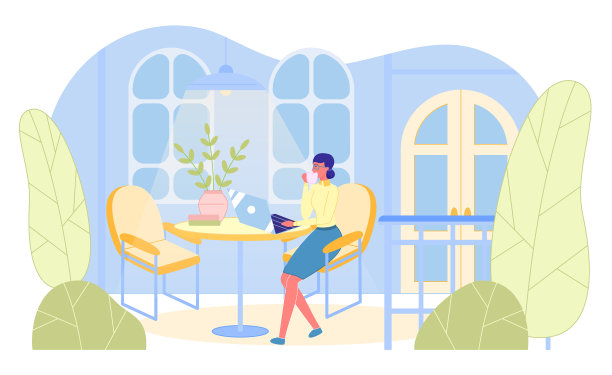 女商人晚上在阳台上用笔记本电脑图片下载