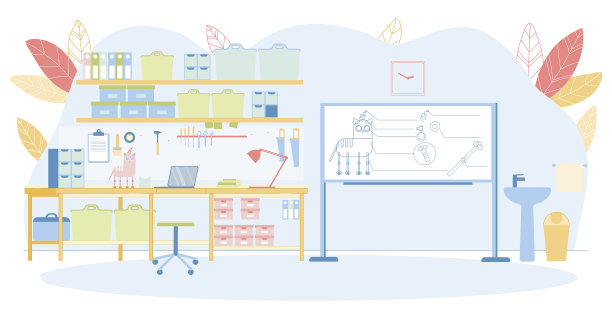 机器人教室大学室内室内图片下载