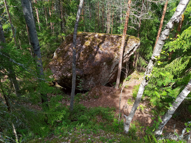 门雷波公园的巨石图片下载