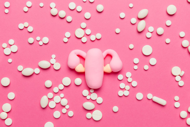 子宫的治疗和预防。关爱女性生殖系统、妇科的理念。卡通图片下载