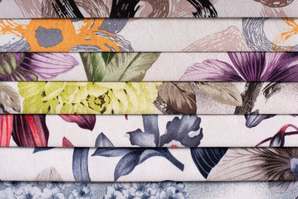 彩色装饰面料样品图片下载