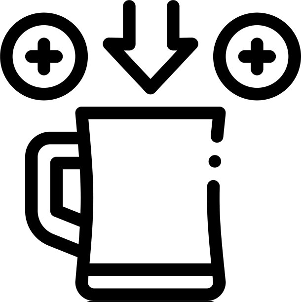 杯中啤酒图标图片下载