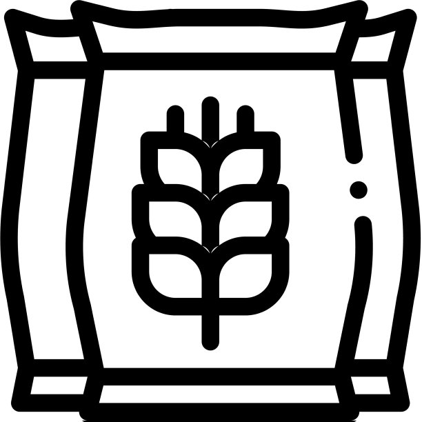 麦袋图标轮廓图片下载