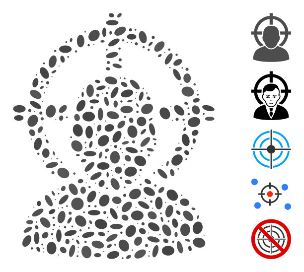 虚线拼贴摄影人图片下载