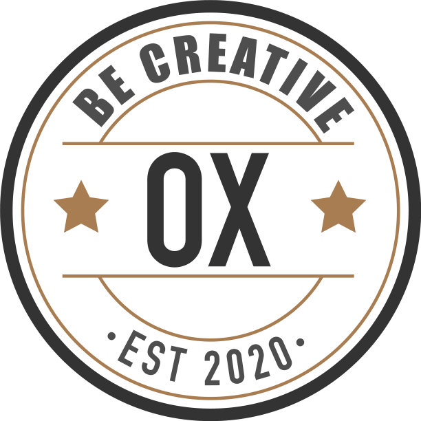 首字母ox优雅标志设计模板图片下载