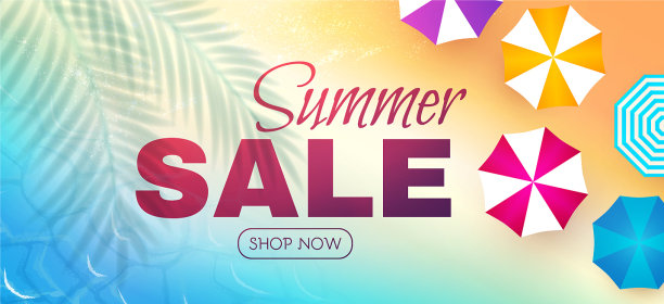 夏季促销海报模板炎热的季节提供图片下载