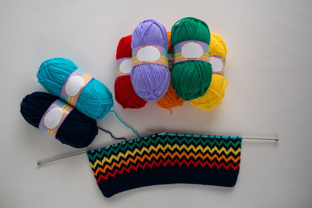 丰富多彩的针织纱图片下载
