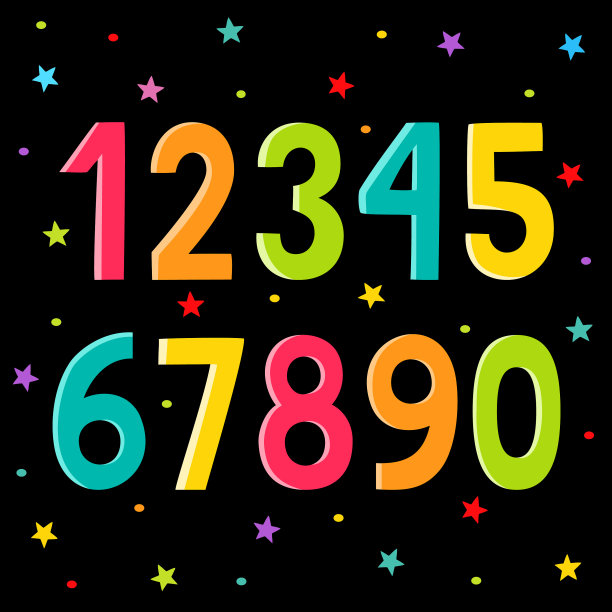 为孩子们设置彩色的数字图片下载