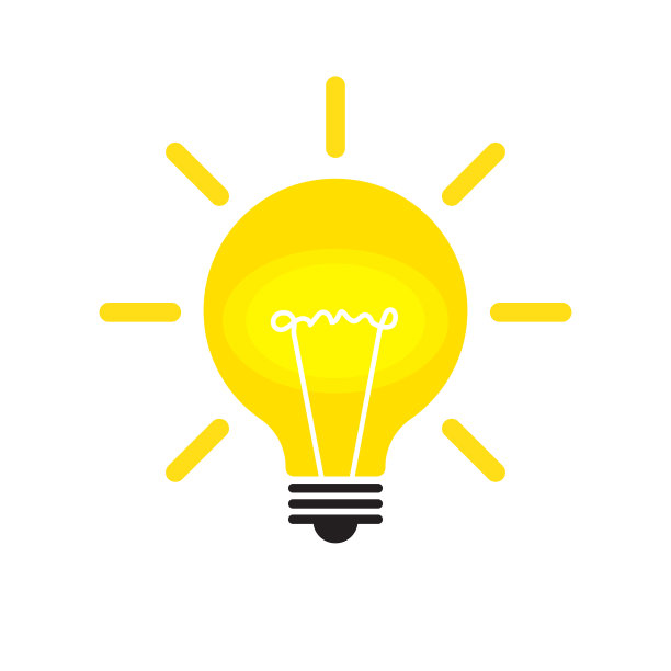 灯泡图标灯泡图标孤立图片下载