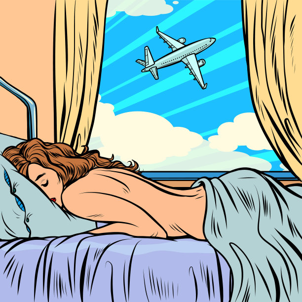 一个美丽的女人有一个关于旅行的梦想图片下载