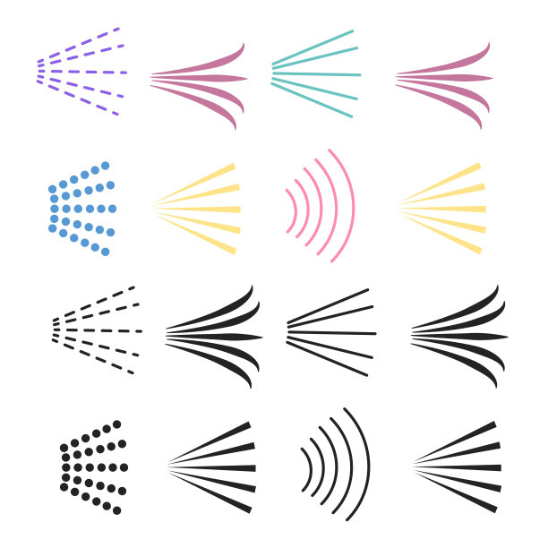 气溶胶喷雾向量。图标喷水。除臭喷雾剂向量图片下载