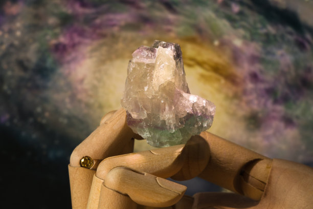 矿物石，未切割的原矿上黑、白、空图片下载