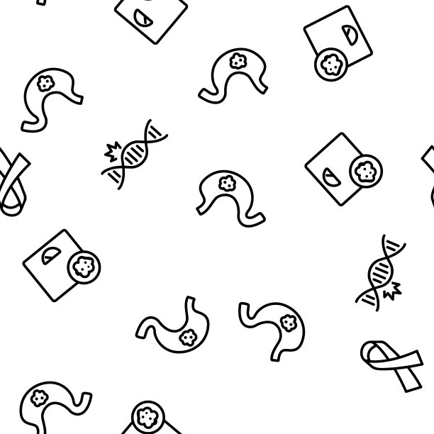 肿瘤解剖疾病载体无缝模式图片下载