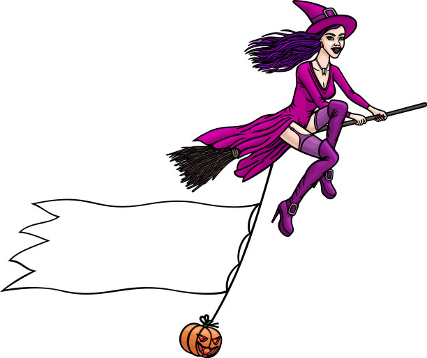 万圣节主题广告横幅图片下载