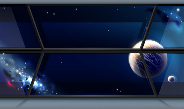 酒店的全景现代窗口空间图片下载