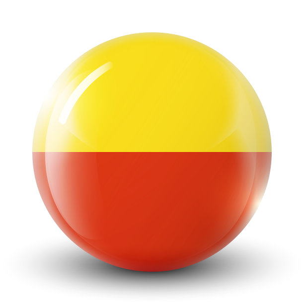 玻璃灯球与布拉格市的旗帜。圆形图标，徽章或按钮。布拉格的城市象征。光滑的现实球，三维抽象矢量插图突出的白色背景。大的泡沫。图片下载