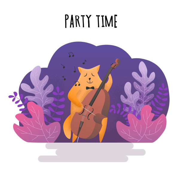 带有噪音和纹理的现代旗帜平面设计图片下载