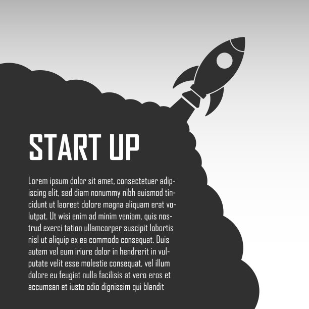 火箭图标符号。飞船的标志符号。矢量插图形象。孤立在白色背景上。图片下载