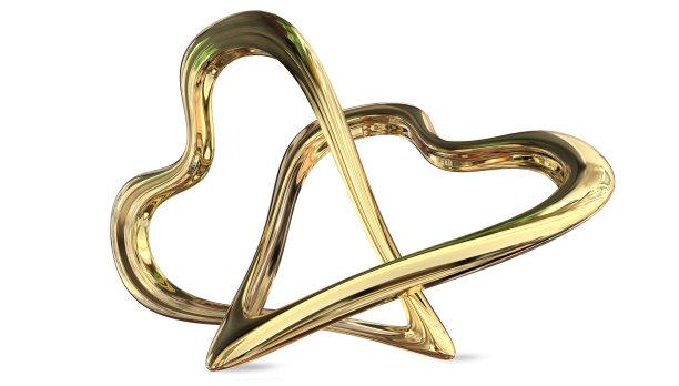 心婚戒指金孤立背景- 3d渲染图片下载