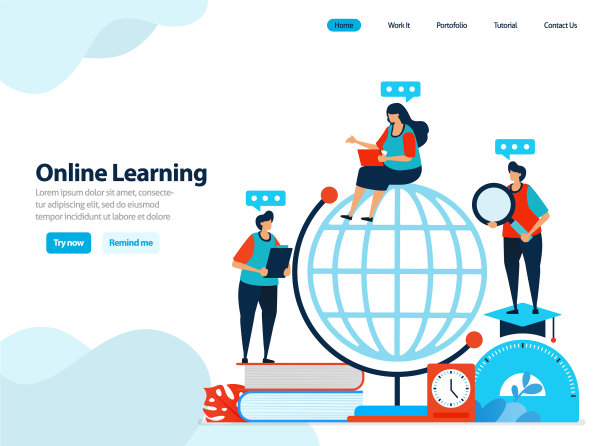 网站设计在线学习和数字化图片下载