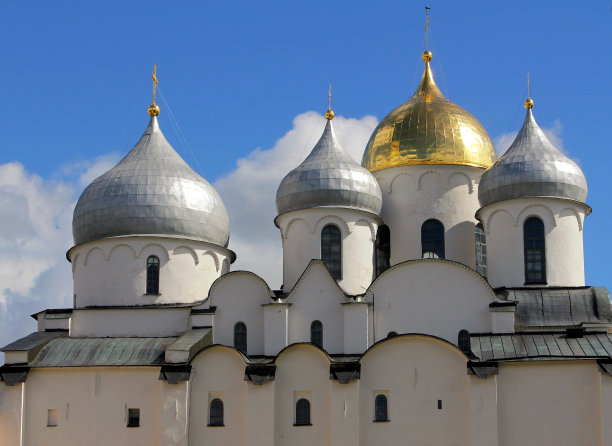 St.Â索菲亚大教堂(theÂ神圣的上帝智慧)inÂ Veliky Novgorod，俄罗斯图片下载