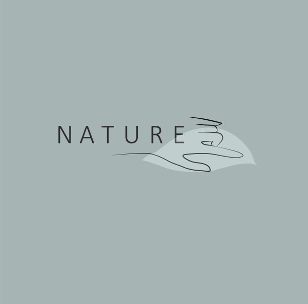 标志设计模板在时尚线性最小图片下载