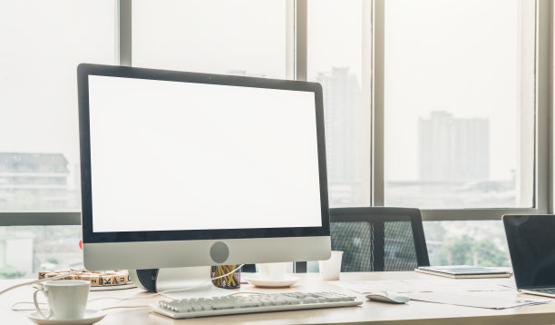 空白的电脑显示器屏幕用于设计模拟模板图片下载