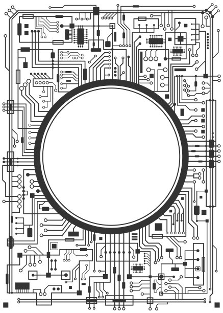 计算机电路板。图片下载